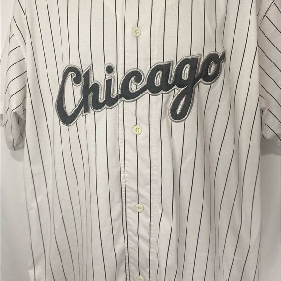 STARTER 90's MLB Chicago White Sox Home Jersey // XL // VTG - Picture 6 of 13